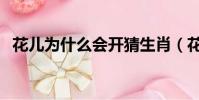 花兒為什么會開猜生肖(花兒為什么會開)