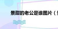 景甜的老公是誰圖片(景甜的老公)