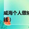 威海個人繳納社保多少錢（個人繳納社保多少錢）