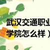 武漢交通職業學院怎么樣知乎（武漢交通職業學院怎么樣）