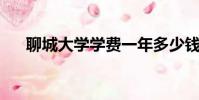 聊城大學學費一年多少錢(聊城 大學)