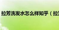 拉芳洗發水怎么樣知乎(拉芳洗發水怎么樣)