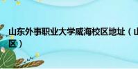 山東外事職業大學威海校區地址(山東外事職業大學威海校區)