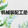 機械裝配工是做什么的（裝配工是做什么的）