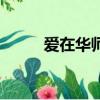 愛在華師大的由來（愛在華師大）
