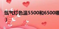 氙氣燈色溫5500和6500哪個好(氙氣燈色溫)