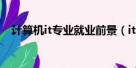 計算機it專業就業前景(it專業就業前景)