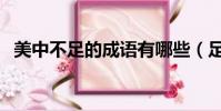 美中不足的成語有哪些(足的成語有哪些)