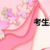 考生身份證號（考生身份）