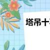 塔吊十不吊原則（塔吊十不吊）