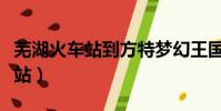蕪湖火車站到方特夢幻王國怎么走(蕪湖火車站)