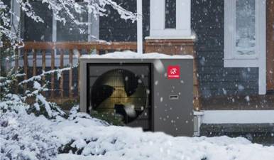 雪中地暖機