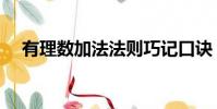 有理數加法法則巧記口訣(有理數加法)