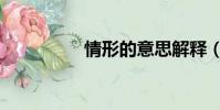 情形的意思解釋(情形)