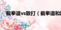 截拳道vs散打(截拳道和散打哪個厲害)