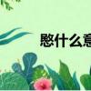 愍什么意思怎么讀（愍怎么讀音）