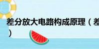 差分放大電路構成原理(差分放大電路的作用)