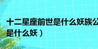 十二星座前世是什么妖族公主(十二星座前世是什么妖)