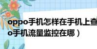 oppo手機怎樣在手機上查看流量監控(oppo手機流量監控在哪)