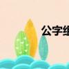 公字組詞怎么組（公字組詞）