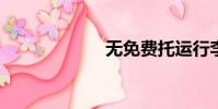 無免費托運行李額