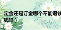 定金還是訂金哪個不能退錢(網賭找客服會退錢嗎)