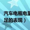 汽車電瓶電量不足怎么回事（汽車電瓶電量不足的表現）