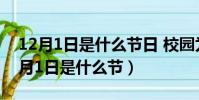 12月1日是什么節日 校園為什么搞活動(12月1日是什么節)