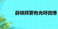 薛錦輝要有光呀微博(薛錦輝)