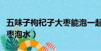 五味子枸杞子大棗能泡一起(五味子枸杞子大棗泡水)