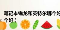 筆記本銳龍和英特爾哪個好(銳龍和英特爾哪個好)