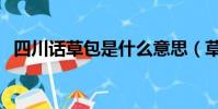四川話草包是什么意思(草包是什么意思)