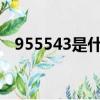 955543是什么快遞（95543是什么快遞）