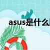 asus是什么牌子手機（asus是什么牌子）