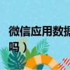 微信應用數據可以清理嗎（應用數據可以清理嗎）
