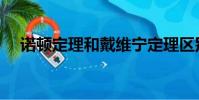 諾頓定理和戴維寧定理區別(諾頓定理)