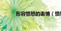 形容憤怒的表情(憤怒的表情)