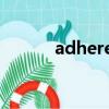 adhere的ing形式（adhered）