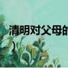 清明對父母的思念短句（清明寄語父母的詩句）