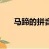 馬蹄的拼音豆腐的拼音（馬蹄的拼音）