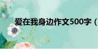 愛在我身邊作文500字(愛在我身邊)