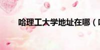 哈理工大學地址在哪(哈理工大學)