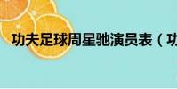 功夫足球周星馳演員表(功夫足球周星馳)