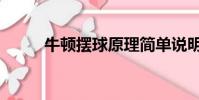 牛頓擺球原理簡單說明(牛頓擺)