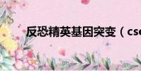 反恐精英基因突變(csol基因突變)