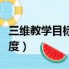 三維教學目標的三個維度（教學目標的三個維度）