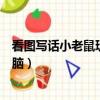 看圖寫話小老鼠玩電腦看到貓二年級（看圖寫話小老鼠玩電腦）