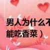 男人為什么不能吃香菜的原因（男人為什么不能吃香菜）