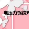 電壓力鍋燉雞腿多長時間（電壓力鍋燉雞）
