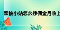 蜜柚小站怎么掙傭金月收上萬(蜜柚小站)